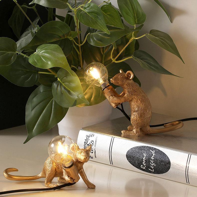 Stolní lampa Myš – Originální dekorace a trendy osvětlení