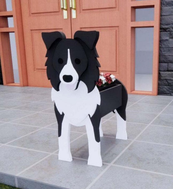 Vaso de Flores Original — Forma de Cão