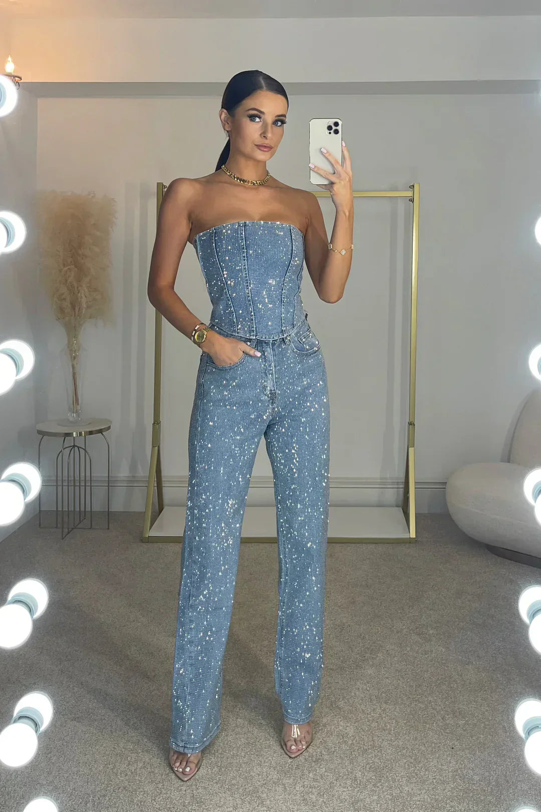 Ginia | Lang Bustier Kombination – Glamour Og Distinktion