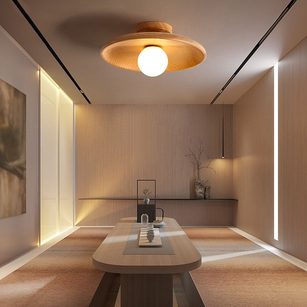 Luminária Redonda – Estilo Sóbrio e Ambiente Refinado
