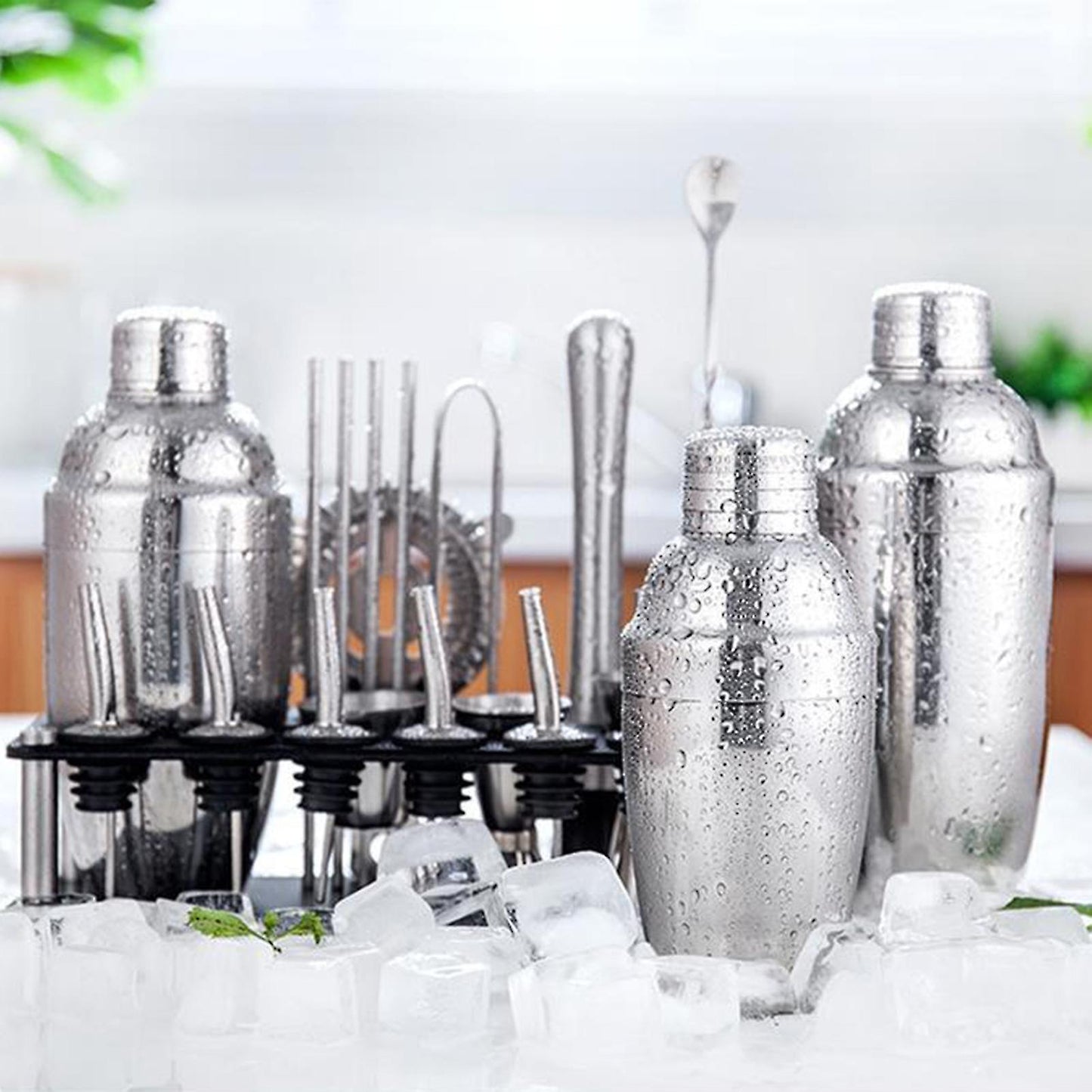 Vollständiges Barkeeper-Set – 23 Teile für Haus- oder Proficoctails
