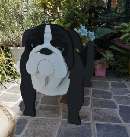 Vaso de Flores Original — Forma de Cão