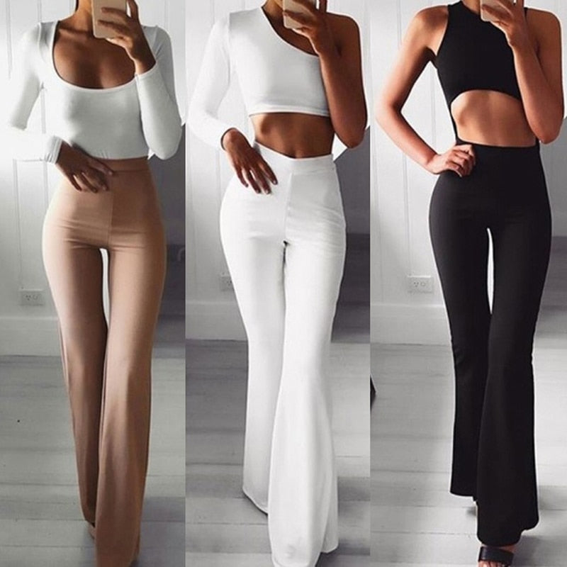 Lydie | Elegant Housut – Korkea Vyötärö ja Minimalistinen Tyyli