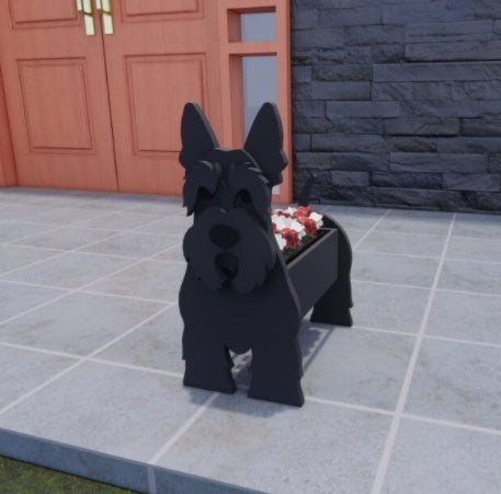 Vaso de Flores Original — Forma de Cão