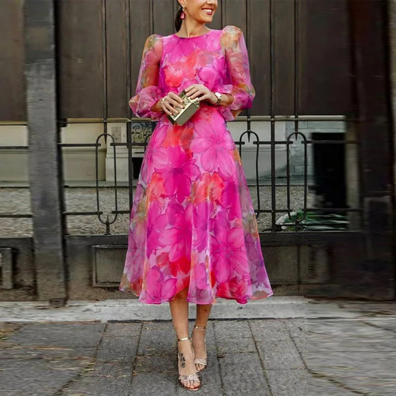Sophie | Elegante Bloemenjurk – Chique en Vrouwelijke Stijl