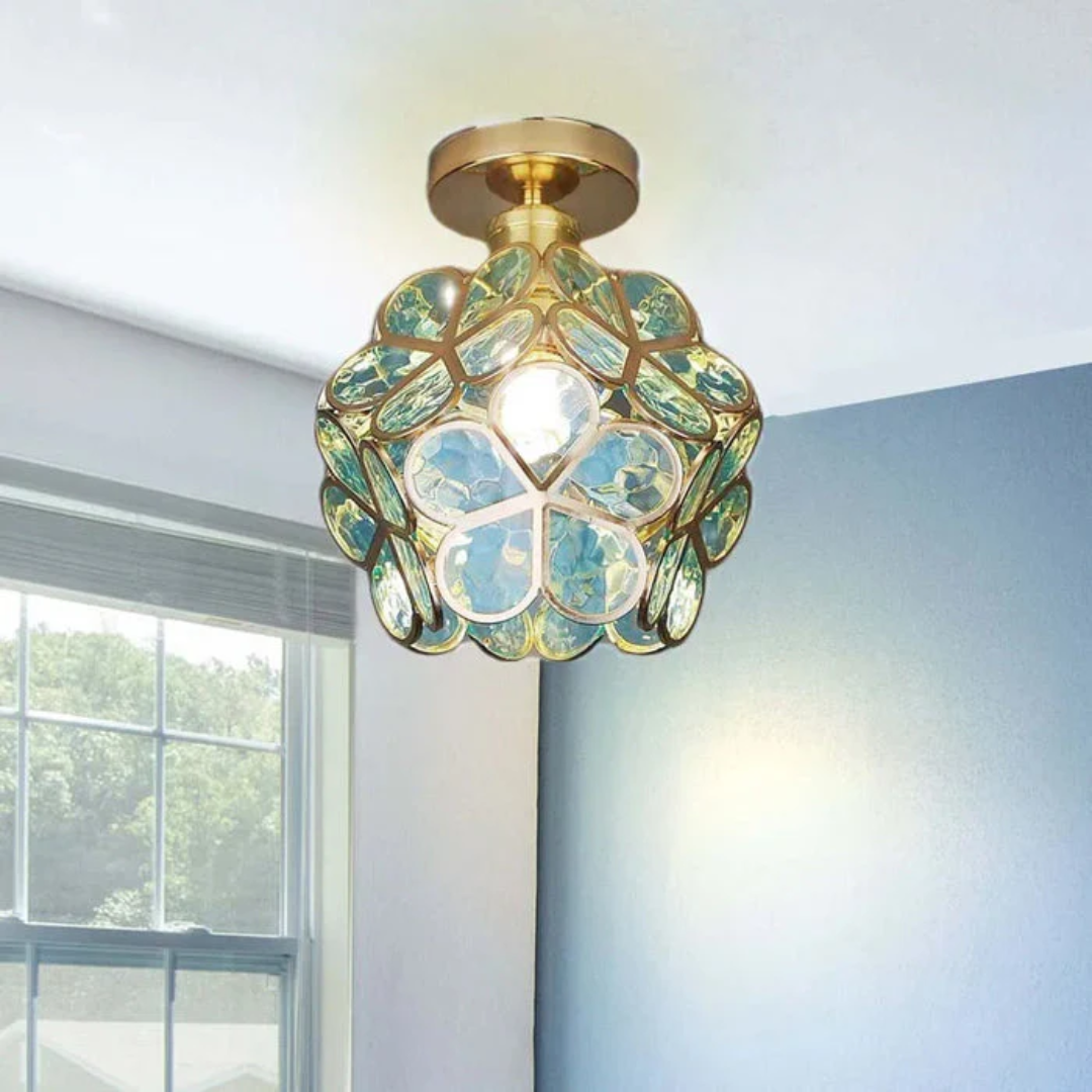 Luminaire De Plafond En Forme De Fleur – Design Délicat Et Moderne