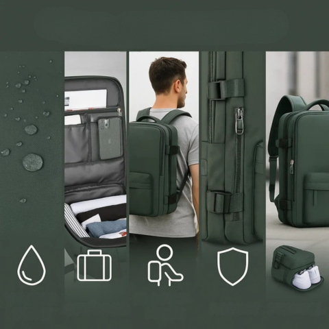 Gratien | Convertible Rucksack - Ideal Für Arbeit, Studium Und Reisen