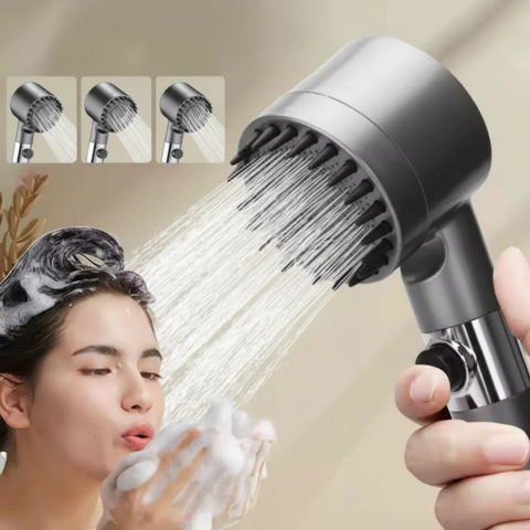 Pomme De Douche Rotative — Jet Réglable & Rinçage Précis