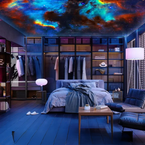 Draaiende Projector Lamp – 360° Van Sterren Dromen Thuis