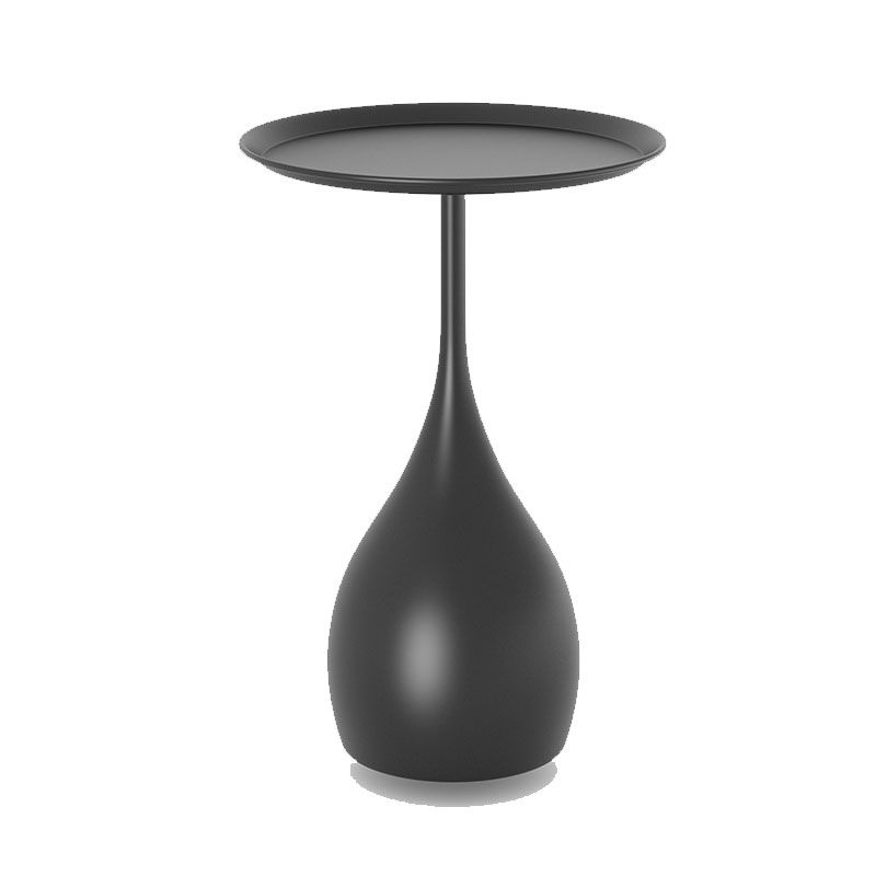 Table D’Appoint Ronde – Structure Métal Et Socle Stable