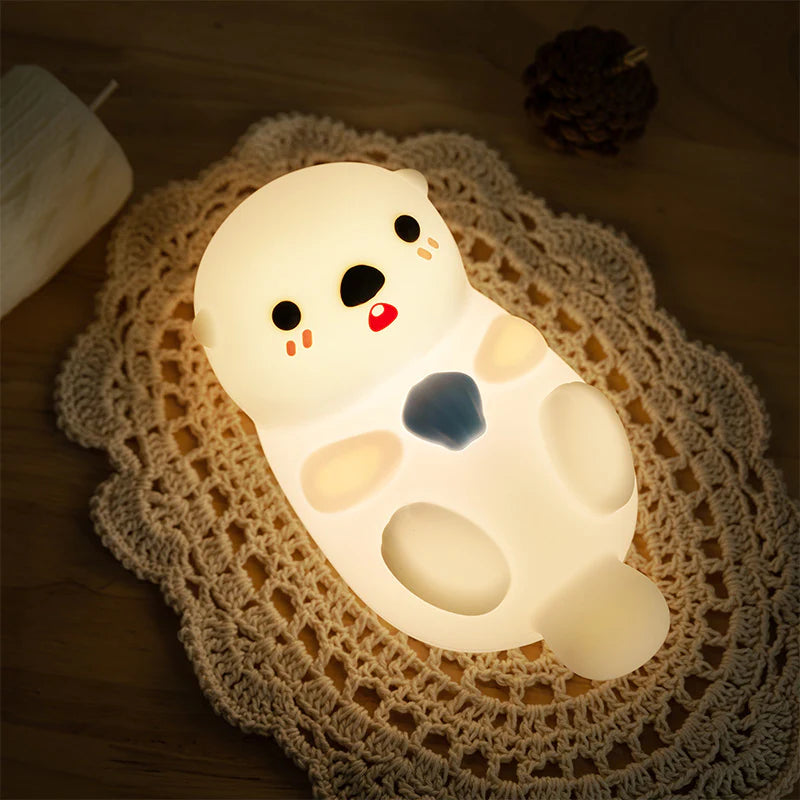 LED Night Light – Cute Seal in Soft Silicone