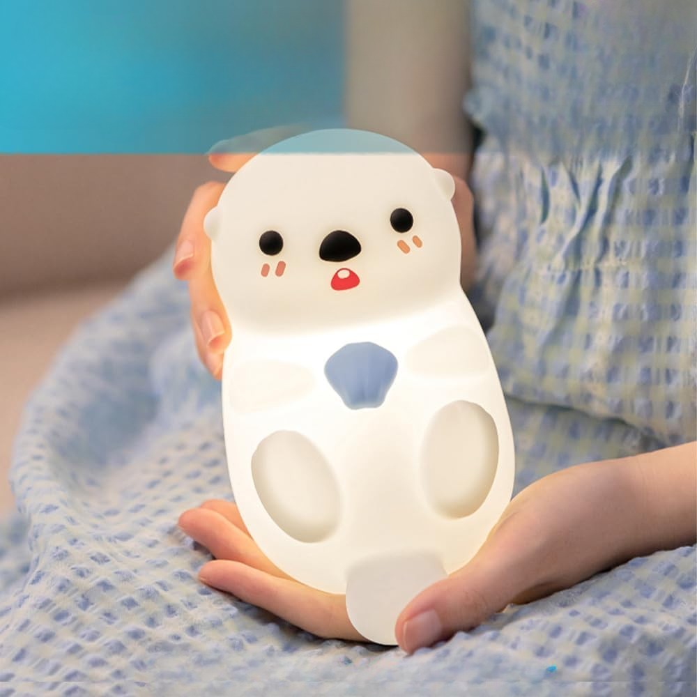 LED Night Light – Cute Seal in Soft Silicone