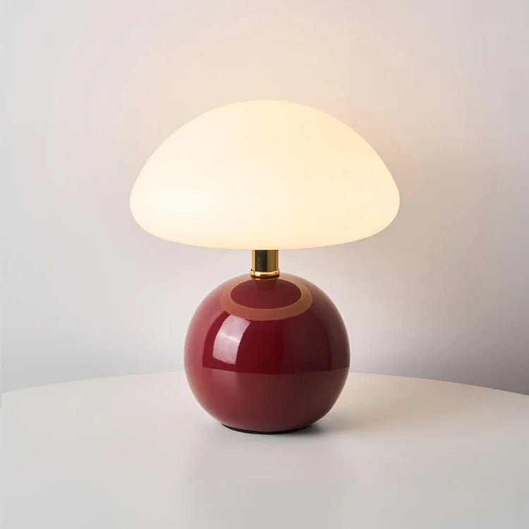 Tischlampe in Form eines Pilzes – Eleganz und Originalität 