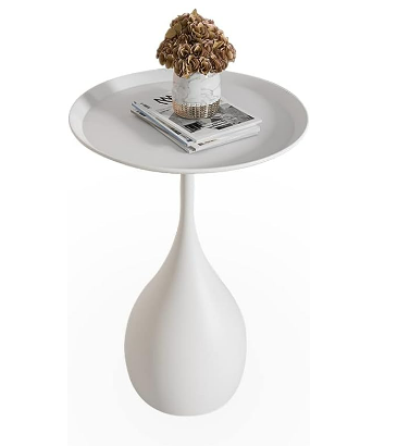 Ronde Bijzettafel – Metalen Structuur en Stabiele Basis 