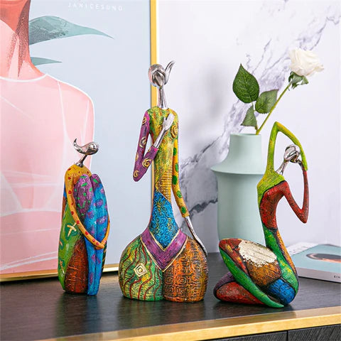 Abstracte Sculptuur Vrouw – Elegantie En Moderniteit 