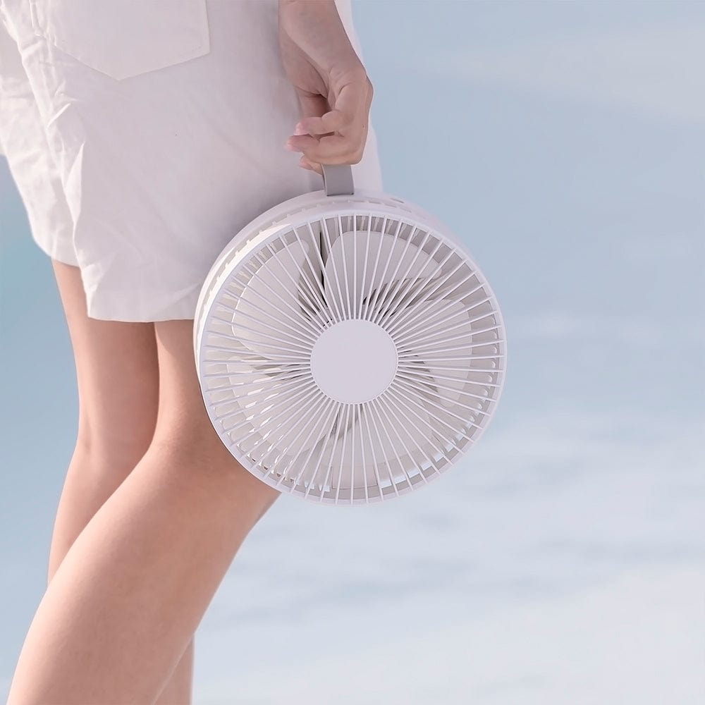 Prenosný teleskopický ventilátor s integrovanou batériou 
