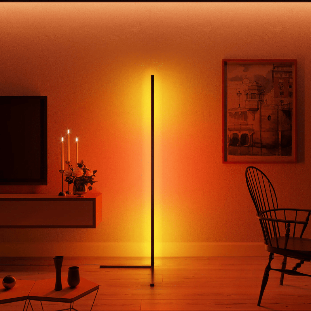Lampe D’Ambiance D’Angle — Éclat Multicolore & Atmosphère Moderne