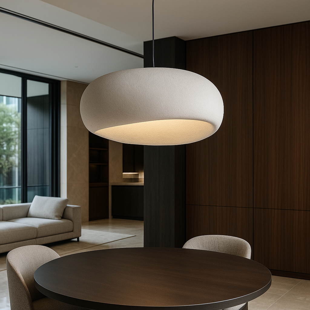Suspensão de Luminária – Elegância e Toque Moderno 