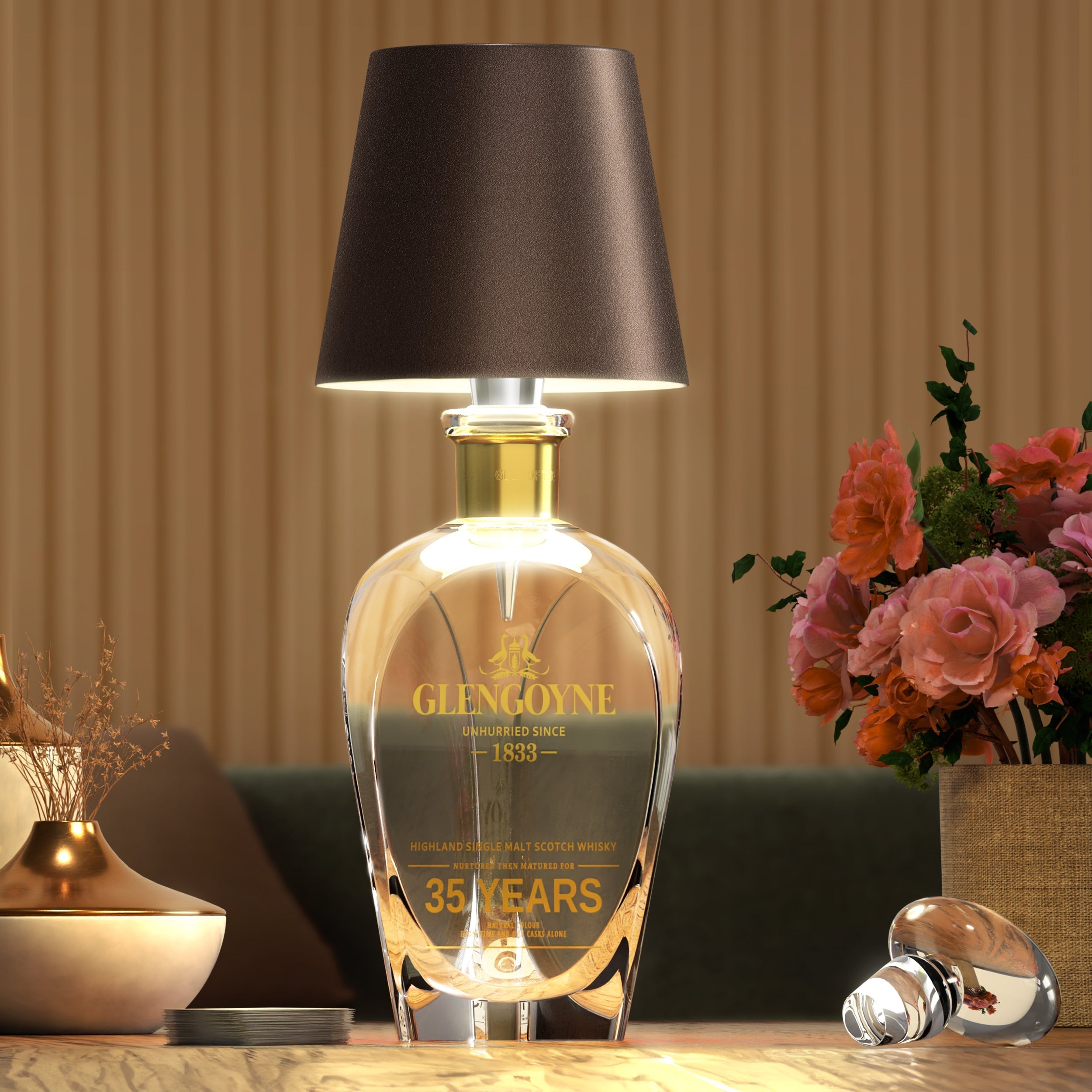 Genopladelig LED-lampe – Forvandl dine flasker til belysning 