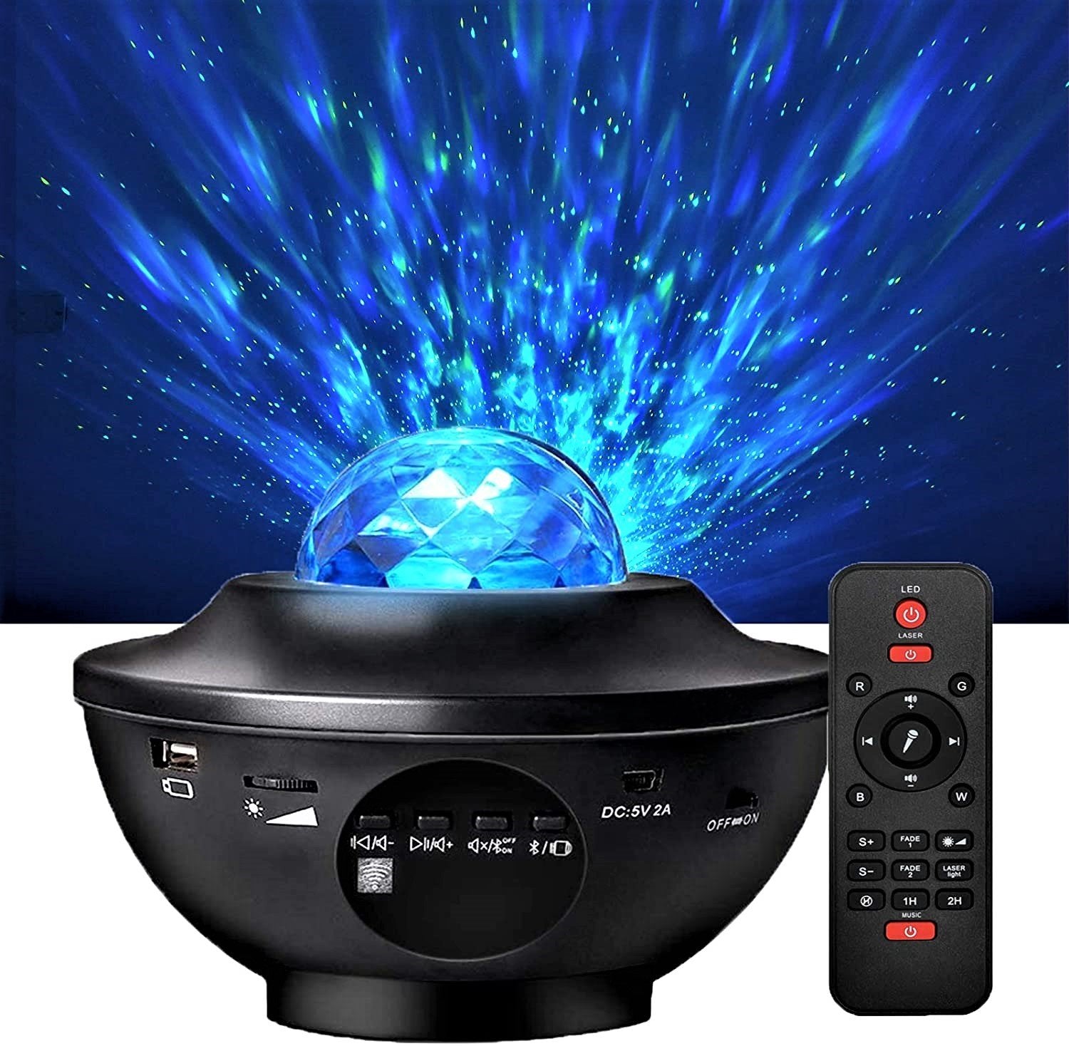 Proiector de lumină Galaxy - Decorațiune iluminantă și liniștitoare