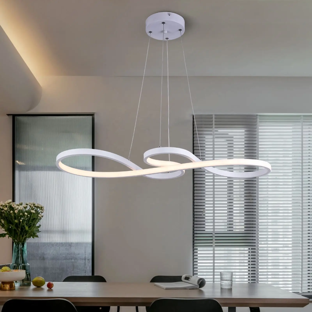 Modern LED Suspension with Rings – Elegant and Futuristic Design 