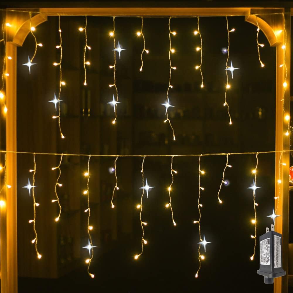 LED Außenlichtvorhang – Magische und strahlende Atmosphäre 
