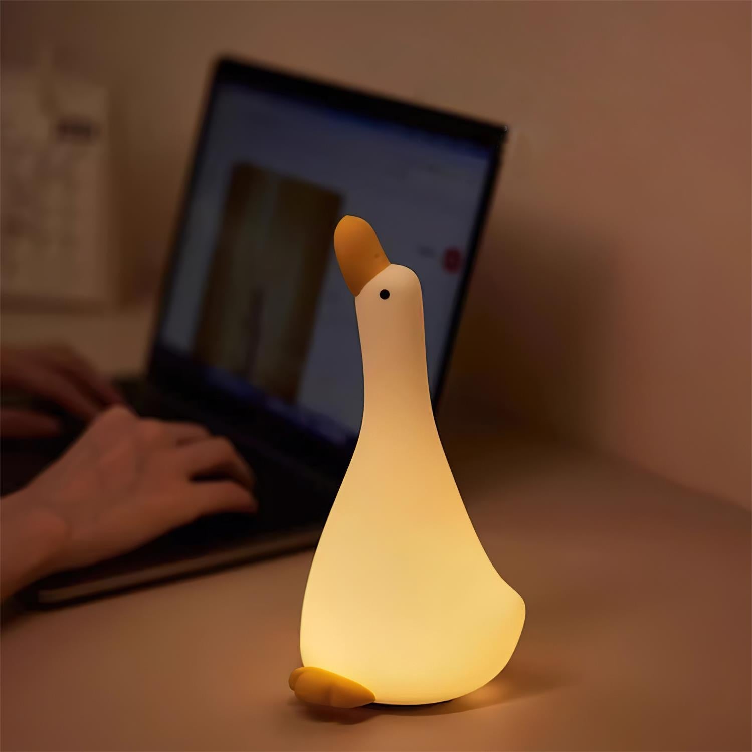 Noční světlo Enchanted Goose - hmatové světlo a uklidňující design