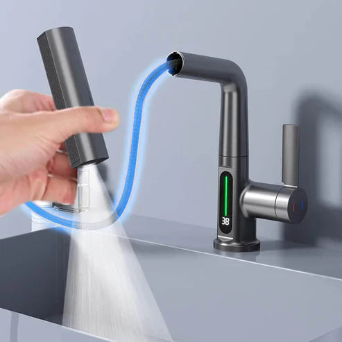 Robinet Flexible Intelligent – Affichage Numérique Et Température En Direct