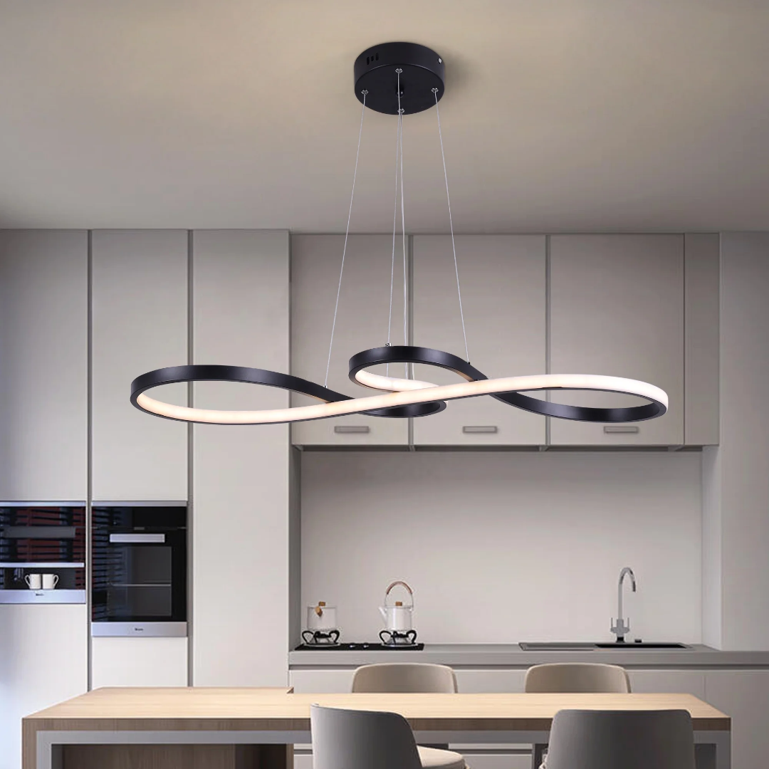 Modern LED Suspension with Rings – Elegant and Futuristic Design 