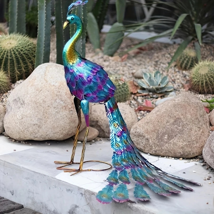 Sculptuur Pauw Majestueus – Symbool Van Schoonheid En Prestige 