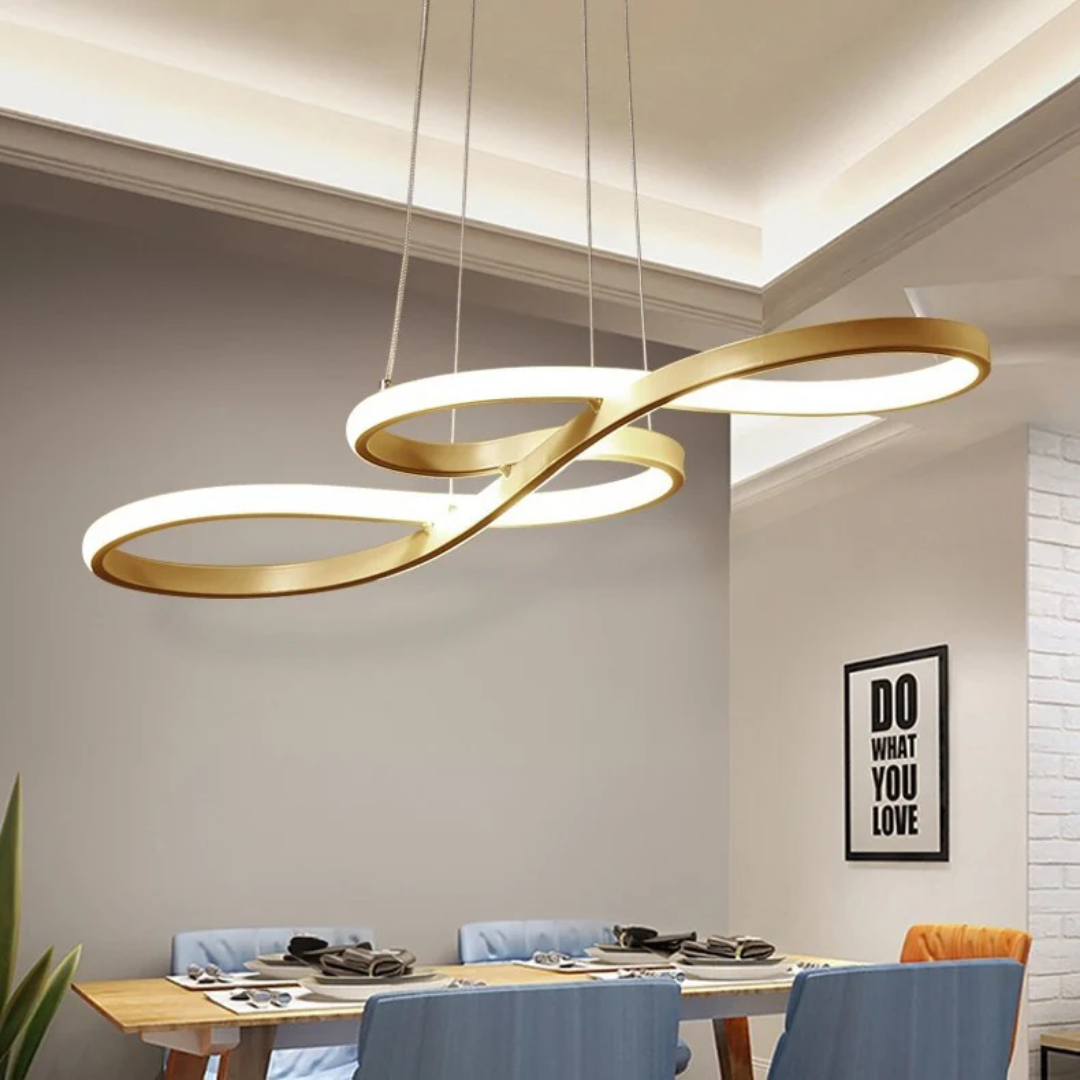 Modern LED Suspension with Rings – Elegant and Futuristic Design 