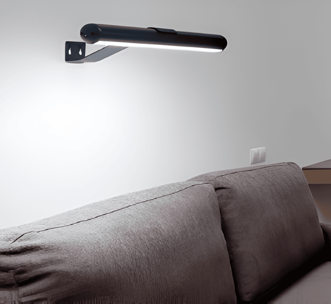 Lámpara de pared LED inalámbrica recargable por USB - Rotación completa y recarga cómoda