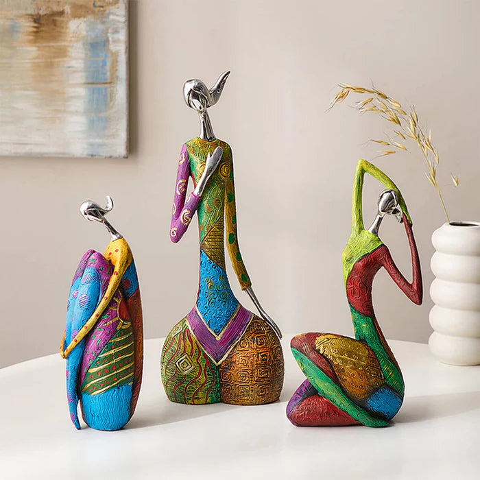 Abstracte Sculptuur Vrouw – Elegantie En Moderniteit 