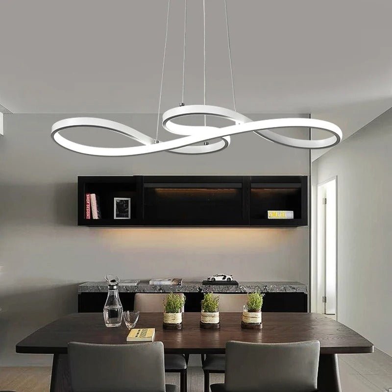 Modern LED Suspension with Rings – Elegant and Futuristic Design 