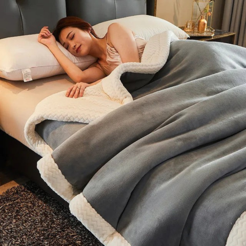 Couverture Polaire Chaude Pour L’Hiver – Douceur Et Style