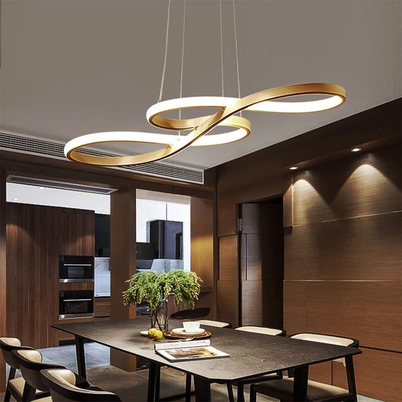 Modern LED Suspension with Rings – Elegant and Futuristic Design 
