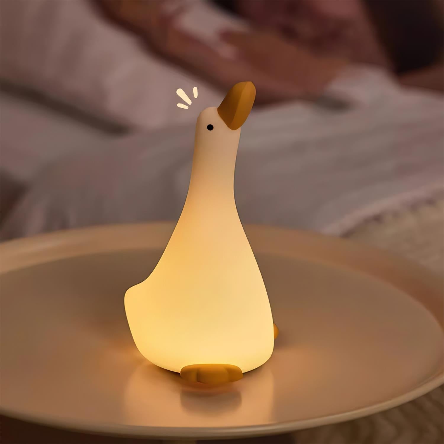 Noční světlo Enchanted Goose - hmatové světlo a uklidňující design