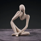 Abstrakt Skulptur Tenkeren – Kontemplativ Eleganse Og Moderne Design 