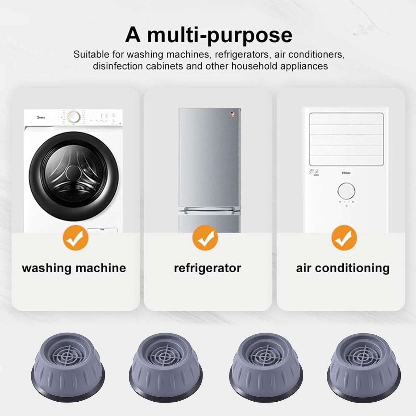 Reduce las vibraciones de sus dispositivos de manera efectiva (x4) 