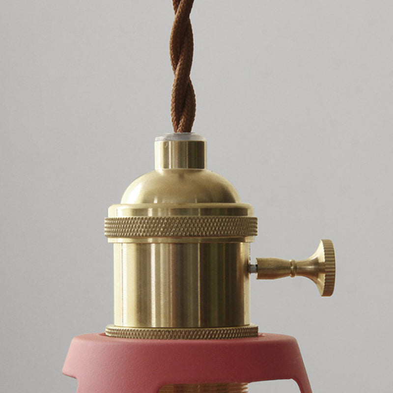 Vintage priemyselné závesné svietidlo - Éclairage Décoratif
