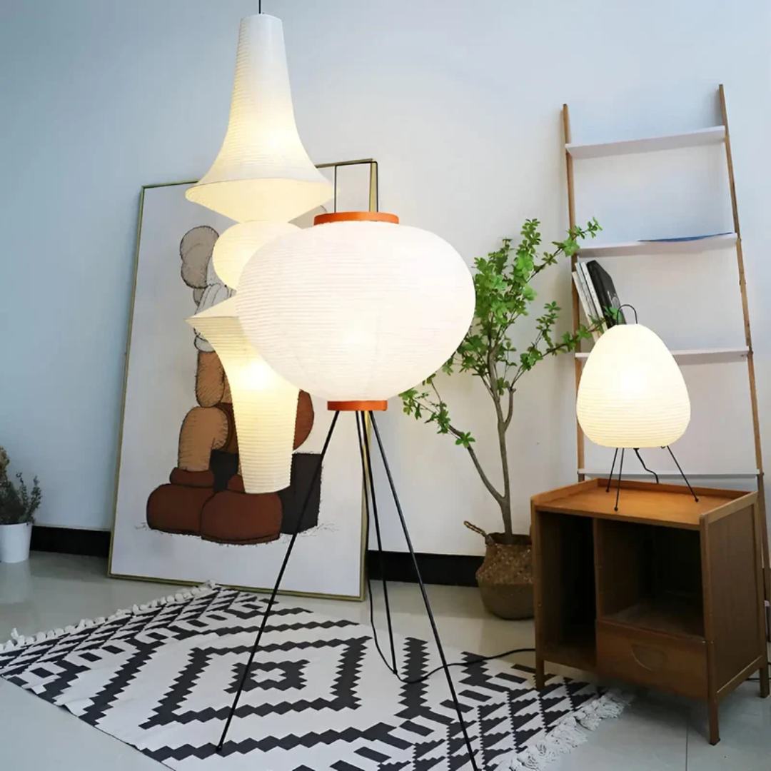Stojací LED lampa – Teplé osvětlení 
