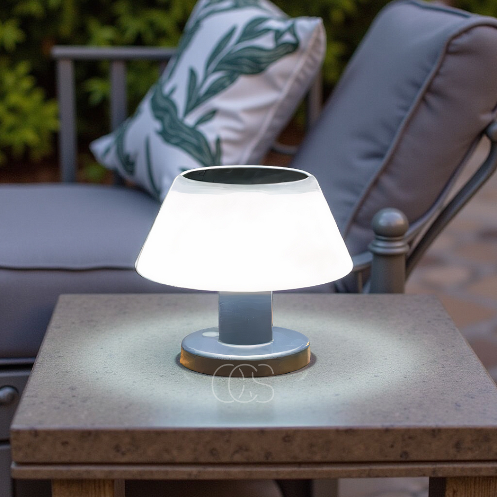 Solárna bezdrôtová stolná lampa – ekologická a praktická 