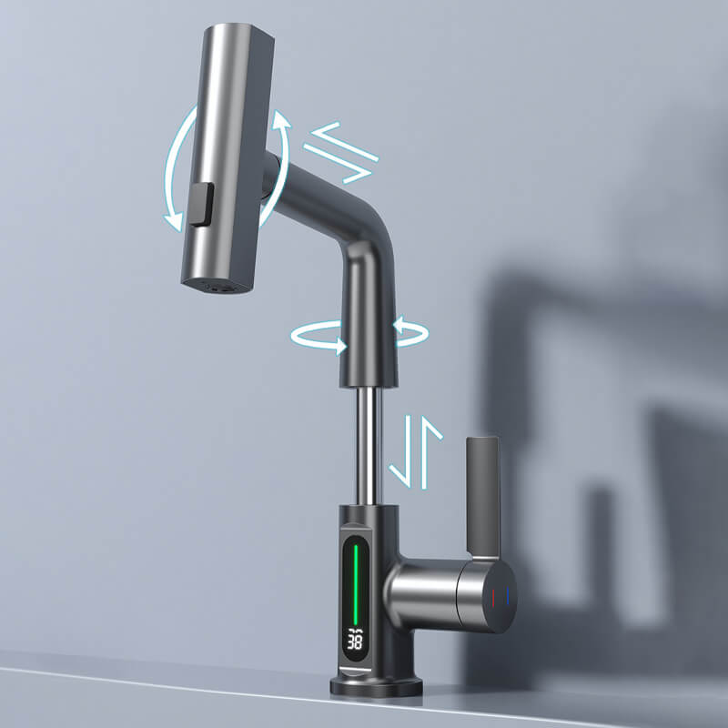 Robinet Flexible Intelligent – Affichage Numérique Et Température En Direct