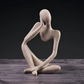 Abstrakt Skulptur Tenkeren – Kontemplativ Eleganse Og Moderne Design 