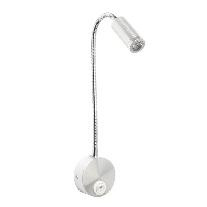 Candeeiro de parede LED flexível - Mobilidade, elegância e luz direcionada