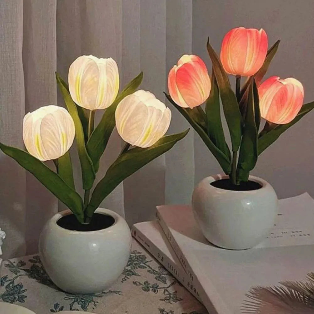 Lampă decorativă Tulipă – Ambianță caldă și rafinată 