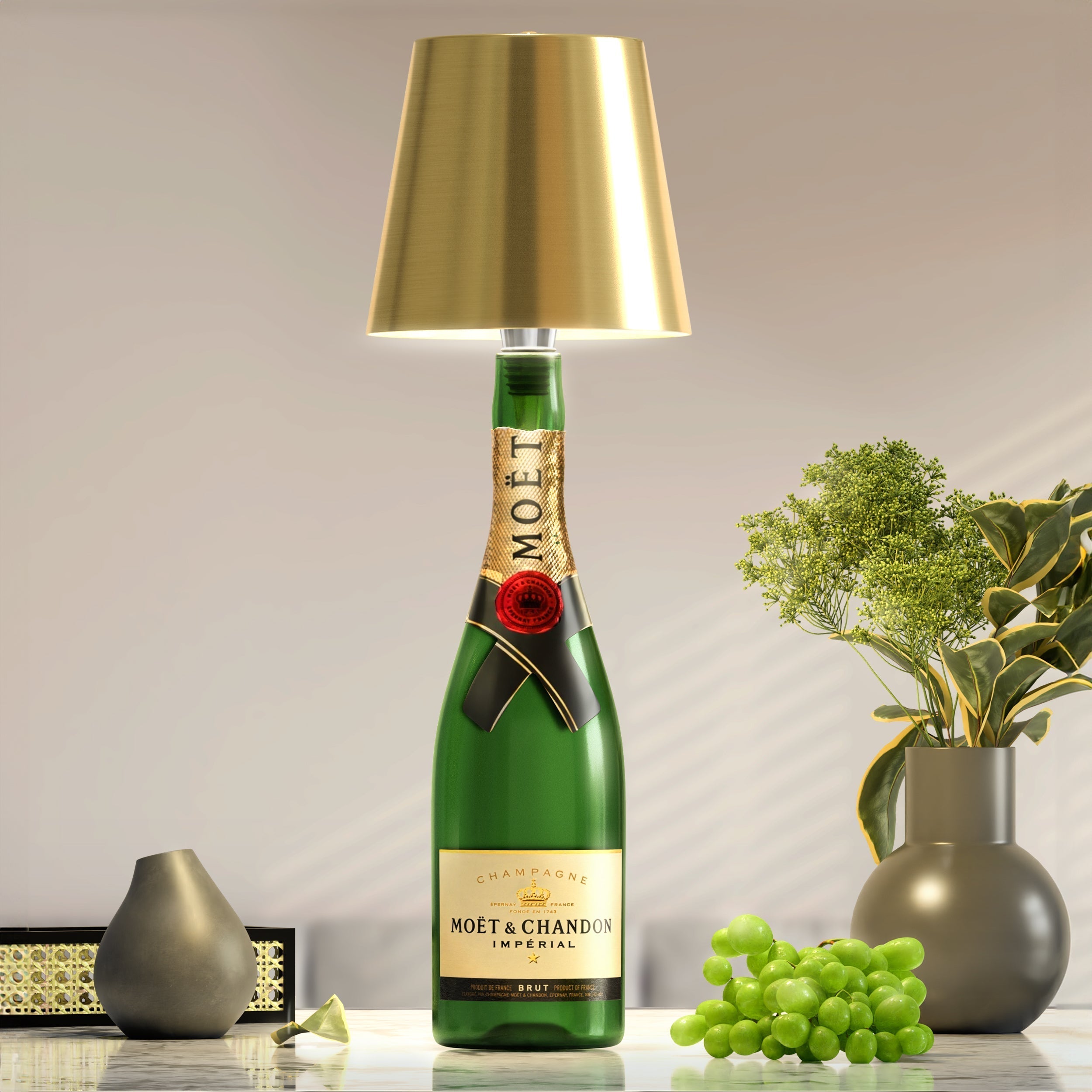 Genopladelig LED-lampe – Forvandl dine flasker til belysning 