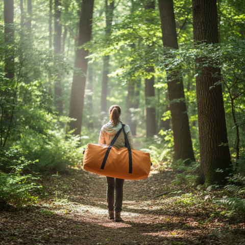 Oppbevaringspose for camping - enkel og kompakt organisering