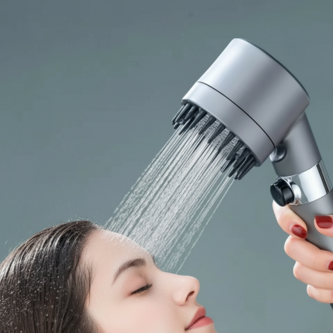 Pomme De Douche Rotative — Jet Réglable & Rinçage Précis