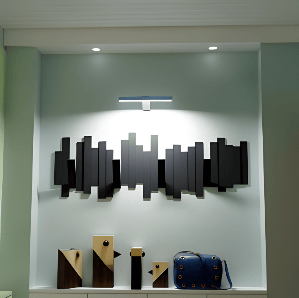Lámpara de pared LED inalámbrica recargable por USB - Rotación completa y recarga cómoda